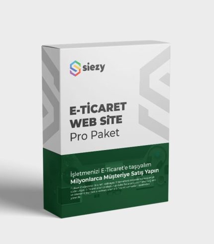 e-ticaret web site pro paket